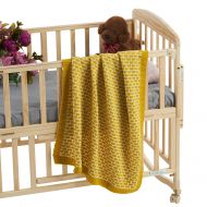 Cozyholy Elegant Knit Blankets Soft Fancy Baby Throw for Cribs Neutral Stroller Cover for Girls Boys,...