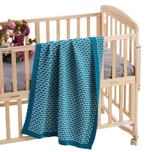  Cozyholy Elegant Knit Blankets Soft Fancy Baby Throw for Cribs Neutral Stroller Cover for Girls Boys,...