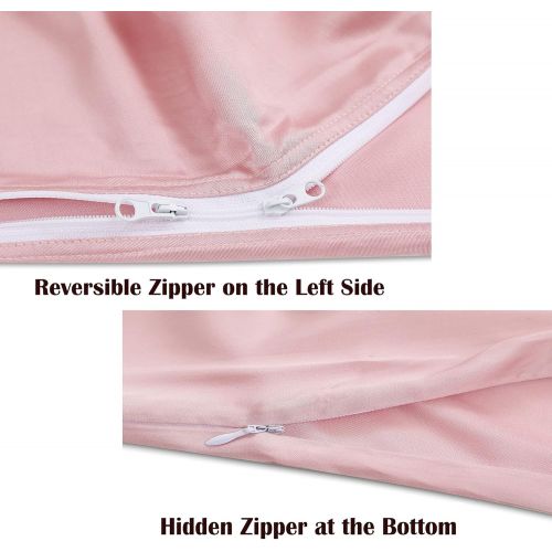  Cozysilk Tencel Lyocell Sleeping Bag Liner with Zipper - 100% Austrian Lenzing AG Tencel - Soft Silky Smooth Sleep Sack Adult - Travel Sheet for Hotel/Backpacking, Pure Silk Sleep