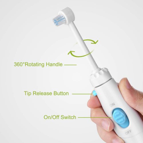  Cozzine Water Dental Flosser 600ml, Large Water Capacity Leak-Proof Electric Quiet Design with 9 Multifunctional Tips Countertop Dental Oral Irrigator for Home & Travel