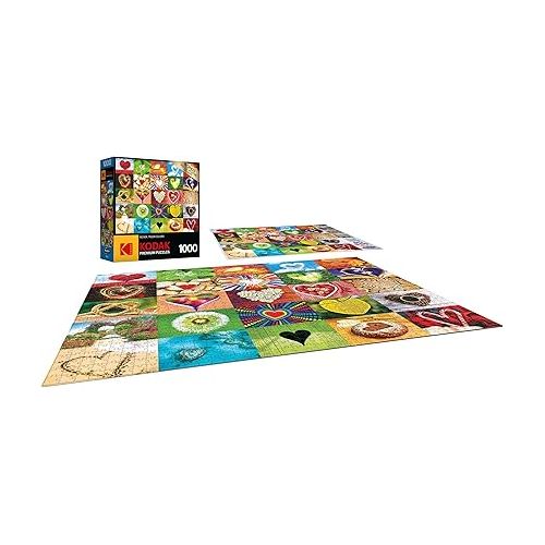  RoseArt - Kodak Premium - Love is Everywhere - 1000 Piece Jigsaw Puzzle for Adults