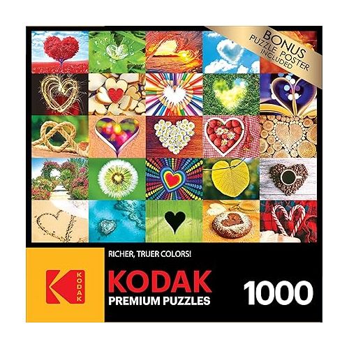  RoseArt - Kodak Premium - Love is Everywhere - 1000 Piece Jigsaw Puzzle for Adults