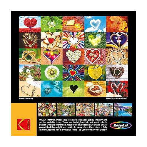  RoseArt - Kodak Premium - Love is Everywhere - 1000 Piece Jigsaw Puzzle for Adults