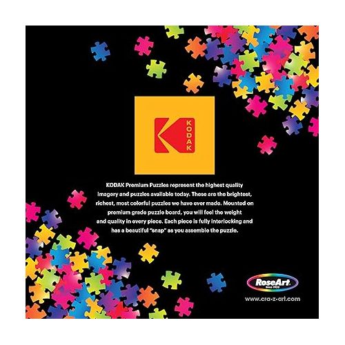  RoseArt - Kodak Premium - Pretty Red Barn - 1000 Piece Jigsaw Puzzle for Adults