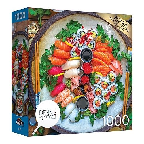  RoseArt - Dennis Prescott - So Good Sushi - 1000 Piece Jigsaw Puzzle for Adults