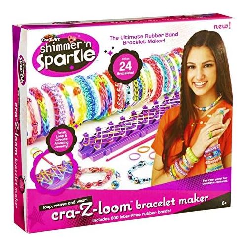  [아마존베스트]Cra-Z-Art Shimmer n Sparkle Cra-Z-Loom Bracelet Maker