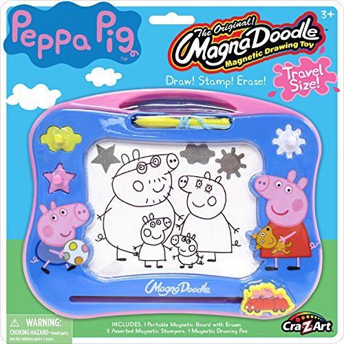  [아마존베스트]Cra-Z-Art Peppa Pig Travel Magna Doodle - Magnetic Screen Drawing Toy, Multicolor (21017)