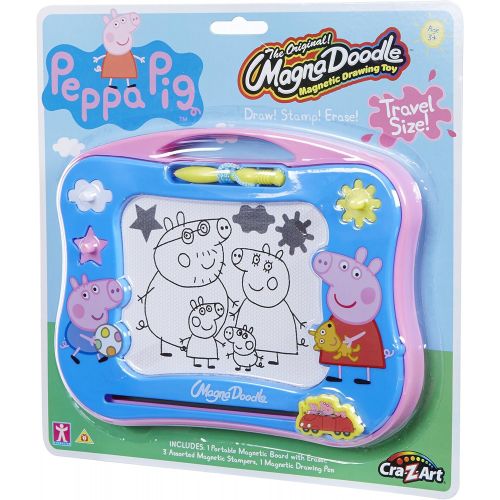  [아마존베스트]Cra-Z-Art Peppa Pig Travel Magna Doodle - Magnetic Screen Drawing Toy, Multicolor (21017)