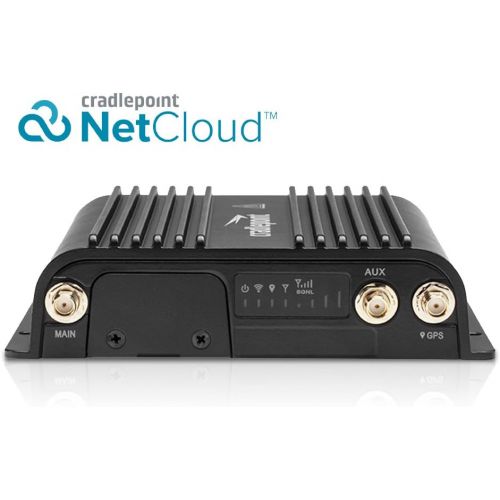  Cradlepoint 1-yr NetCloud Essentials for Mobile Routers with support and IBR900 router with WiFi (600Mbps modem), no AC power supply or antennas