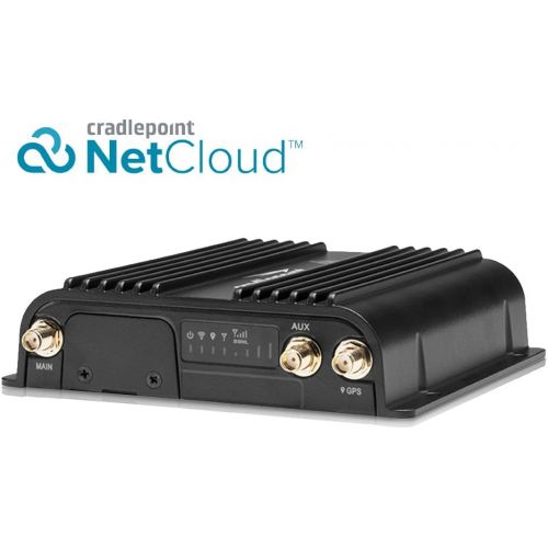  Cradlepoint 1-yr NetCloud Essentials for Mobile Routers with support and IBR900 router with WiFi (600Mbps modem), no AC power supply or antennas