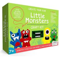 [아마존베스트]CraftLab Little Monsters Beginners Sewing Craft Kit for Kids (Ages 7 to 12)