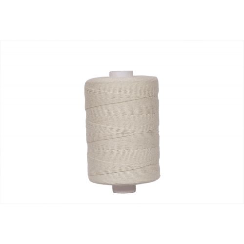  Crafteza Warp Thread for Weaving Loom - 1 Spool of 850 Yards 8/4 Warp Yarn 100% Cotton - Natural/Off White Color - Perfect Warping Thread for Weaving Tapestry Carpet Rug Blankets and Other