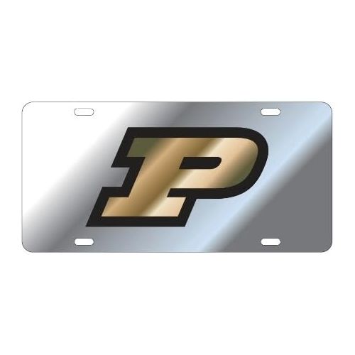  Purdue University Boilermakers Mirrored License Plate Tag