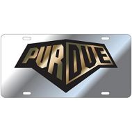 Craftique Purdue University Boilermakers Mirrored Train License Plate Tag