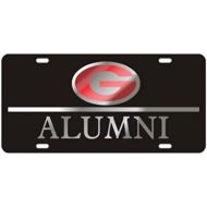 Craftique Georgia Bulldogs Black Alumni Laser Cut Inlaid Mirror Plate