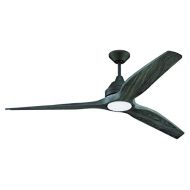 Craftmade K11288 Limerick 60 Ceiling Fan with LED Lights and Remote, Espresso