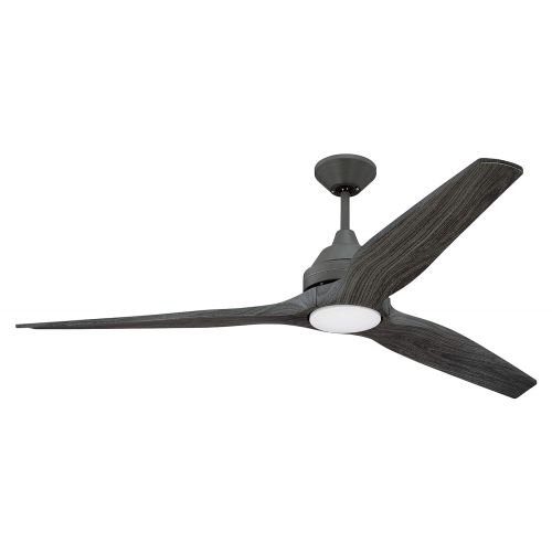  Craftmade K11286 Limerick 60 Ceiling Fan with LED Lights and Remote, Aged Galvanized