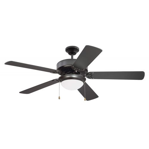  Craftmade K11299 Pro Energy Star 209 52 Ceiling Fan with LED Lights and Pull Chain, Oiled Light Bronze