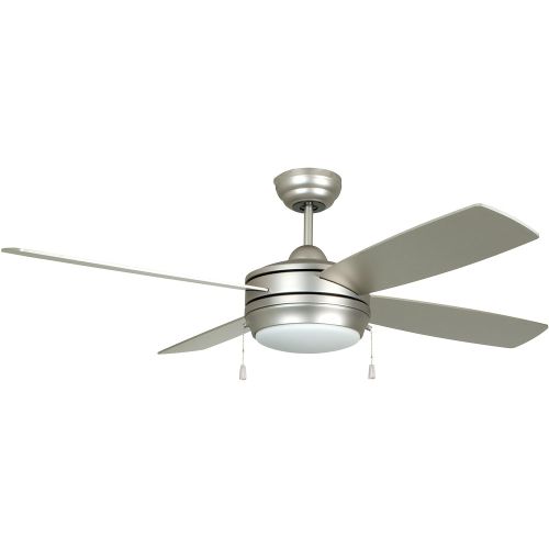  Craftmade Ceiling Fan with LED Light LAV44BP4LK-LED Laval 44 Inch Bedroom Fan, Brushed Pewter