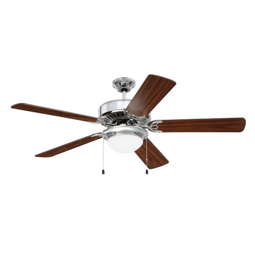  Craftmade K11298 Pro Energy Star 209 52 Ceiling Fan with LED Lights and Pull Chain, Chrome