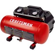 Craftsman Air Compressor, 1.5 Gallon 3/4 HP Max 135 PSI Pressure, 1.5 CFM@90psi and 2.2 CFM@40psi, Stainless Steel Portable Oil Free Maintenance Free Compressor, CMXECXA0200141A