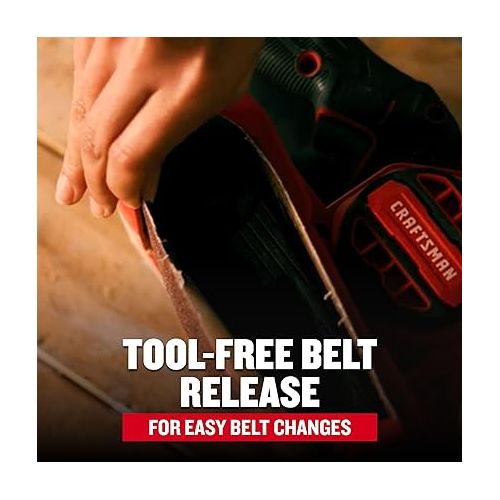  CRAFTSMAN Belt Sander, 3 inch x 21-inch, 7 Amp, Corded (CMEW213)