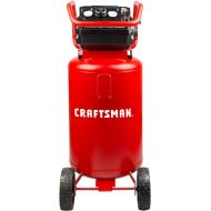 Craftsman Air Compressor, 20 Gallon Oil-Free 1.8 HP Max 175 PSI Pressure Two Quick Couplers Big Capacity, Red- CMXECXA0232043