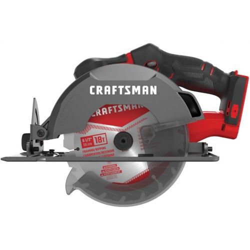  CRAFTSMAN V20* 6-1/2-Inch Cordless Circular Saw, Tool Only (CMCS500B)