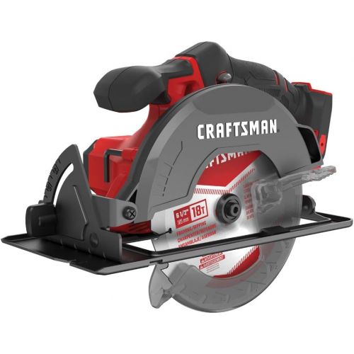  CRAFTSMAN V20* 6-1/2-Inch Cordless Circular Saw, Tool Only (CMCS500B)