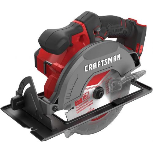  CRAFTSMAN V20* 6-1/2-Inch Cordless Circular Saw, Tool Only (CMCS500B)