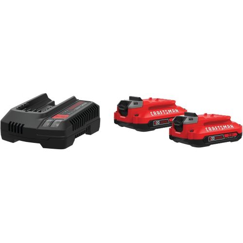  CRAFTSMAN V20* Battery & Charger Starter Kit, 2.0 Ah (CMCB202-2CK)