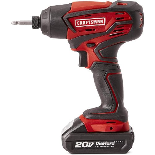  Craftsman 20V MAX Cordless Drill and Impact Driver Combo Kit