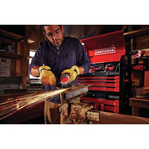  CRAFTSMAN Angle Grinder, Small, 4-1/2-Inch, 7.5-Amp, Tool Only (CMEG200)