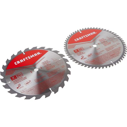  CRAFTSMAN 10-Inch Miter Saw Blade, Combo Pack (CMAS210CMB)