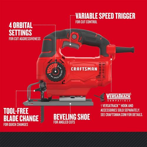  CRAFTSMAN Jig Saw, 5.0-Amp (CMES610)