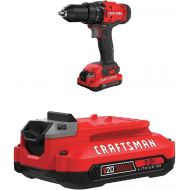 [아마존베스트]CRAFTSMAN V20 Cordless Drill/Driver Kit with EXTRA Lithium Ion Battery, 2.0-Amp Hour (CMCD700C1 & CMCB202)