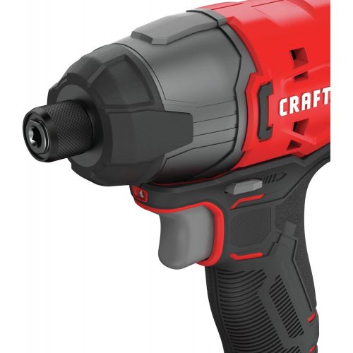  [아마존베스트]CRAFTSMAN 20V MAX Impact Driver Kit, 1 Battery, 1/4-Inch (CMCF800C1)