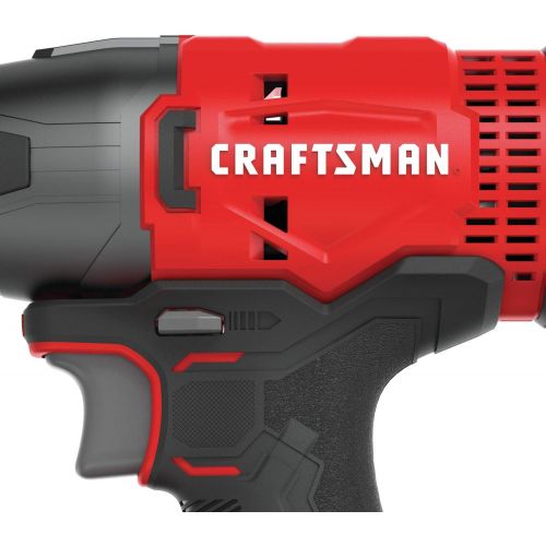  [아마존베스트]CRAFTSMAN 20V MAX Impact Driver Kit, 1 Battery, 1/4-Inch (CMCF800C1)