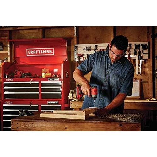  [아마존베스트]CRAFTSMAN V20 Impact Driver Kit, Cordless (CMCF810C1)