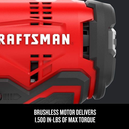  [아마존베스트]CRAFTSMAN V20 Impact Driver Kit, Cordless (CMCF810C1)