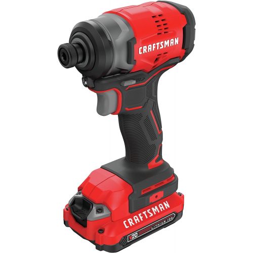  [아마존베스트]CRAFTSMAN V20 Impact Driver Kit, Cordless (CMCF810C1)