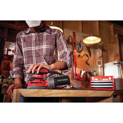  [아마존베스트]CRAFTSMAN Random Orbit Sander, 3-Amp, Corded (CMEW231)