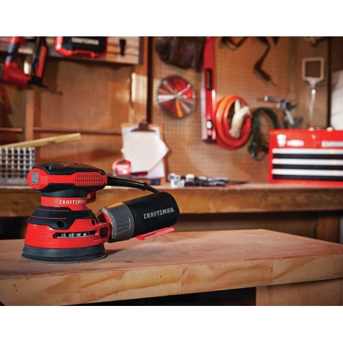  [아마존베스트]CRAFTSMAN Random Orbit Sander, 3-Amp, Corded (CMEW231)