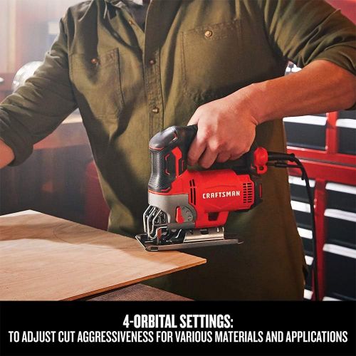  [아마존베스트]CRAFTSMAN Jig Saw, 6.0-Amp (CMES612)