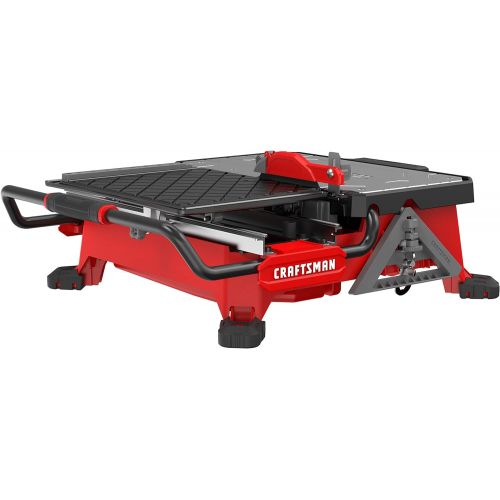  [아마존베스트]CRAFTSMAN 20V MAX Table Saw, Compact Sliding, Top Tile, 7-Inch (CMCS4000M1)