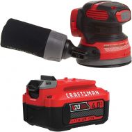 CRAFTSMAN V20 Random Orbit Sander with Lithium Ion Battery, 2.0-Amp Hour, Charger Sold Separately (CMCW220B & CMCB202)