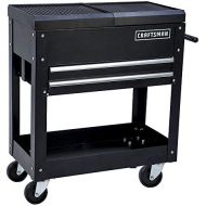 Craftsman Tool Box Cart, 350 Lb Large Capacity, Steel Sliding Drawer, Black