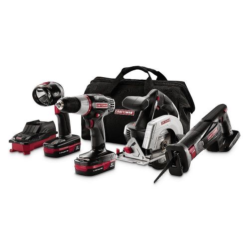  Craftsman C3 19.2-volt 4-piece Lithium Combo Kit