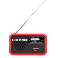 Craftsman CMXZRAZW822 Weather Radio, Rechargeable with Integrated Solar Panel and Led Flashlight
