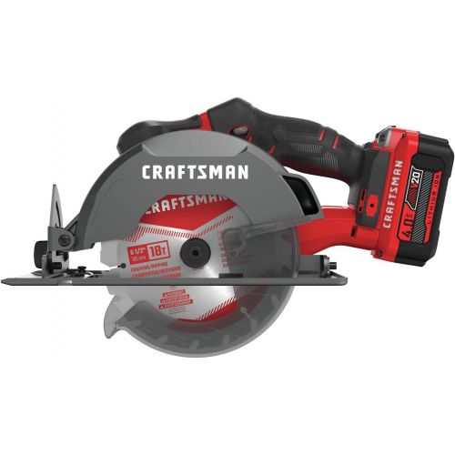  CRAFTSMAN V20* 6-1/2-Inch Cordless Circular Saw Kit (CMCS500M1)